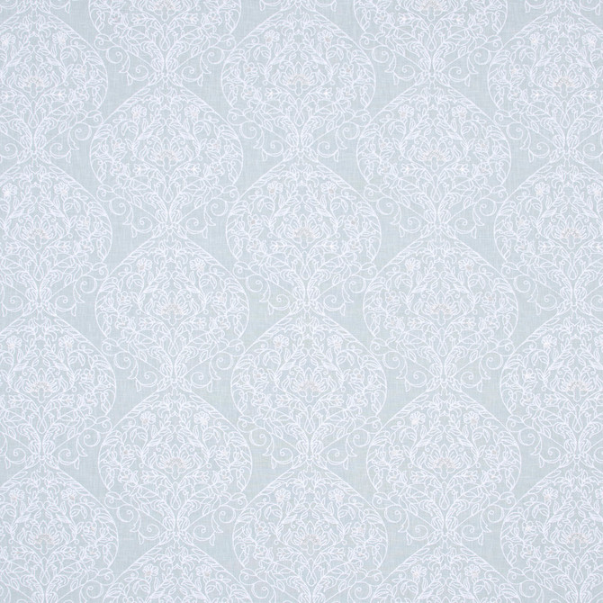 Unexpected Love Spa by Carole Designer Fabric Spearmint 70% Polyester, 30% Cotton India N/A Horizontal: 15.875 and Vertical: 9 51.5 - Swanky Fabrics -