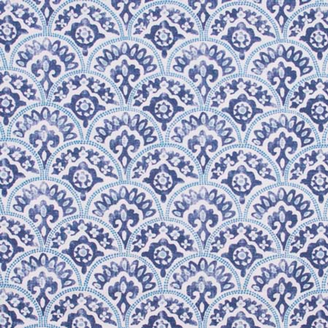 Under The Radar Pool by Carole Designer Fabric Red Sea 100% Cotton -SSR Pakistan 12 5/8" V, 13 1/2" H 54" - Swanky Fabrics -