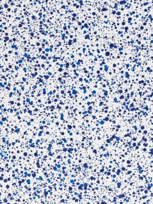 Spatter Cotton Print Navy On White HNF0153000N by Hinson Designer Fabric HINSON ICONS 100% COTTON U.S.A. LIGHT DUTY Horizontal: 13.5" and Vertical: 13.5" 48 - Swanky Fabrics -