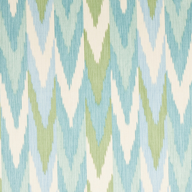 Kashgar Velvet Ikat Mineral & Leaf 176103 by Schumacher Fabric Schumacher Fabric Kashgar Velvet Ikat Mineral & Leaf 176103Fabric COTTON 100% ITALY </p><p>Repeat: H: HORZ. 12 2/5" (34CM) , V: VERT. 13 4/5" (96CM) 54.1111 - Fabric Carolina -