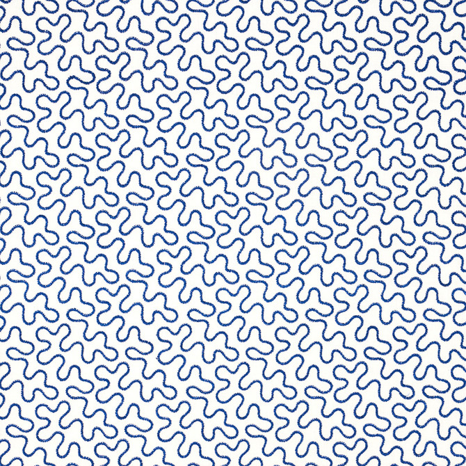 Meander Embroidery Blue On Ivory 67603 by Schumacher Fabric Schumacher Fabric Meander Embroidery Blue On Ivory 67603Fabric LINEN 67% INDIA </p><p>Repeat: H: 6 1/2" (17CM) , V: 4 1/4" (11CM) 51.75 - Fabric Carolina -