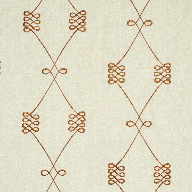Nicolette Embroidery Natural 78201 by Schumacher Designer Fabric MISTERIOSO LINEN 90% VISCOSE 10% INDIA </p><p>Repeat: Horizontal: 13" (33CM) and Vertical: 14 1/2" (37CM) 52 - Swanky Fabrics -