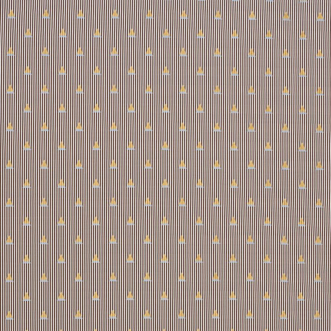 Ludus Stripe Brown 79362 by Schumacher Designer Fabric Misterioso 3.0" - Swanky Fabrics -