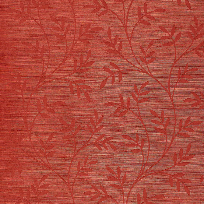 Celeste Vine Red 5000512 by Schumacher Designer Wallpaper DAMASK COLL.(SCHUMACHER SPRING) Paper 0 UNITED STATES OF AMERICA </p><p>Repeat: Horizontal: 30" (76CM) and Vertical: 28" (71CM) 30 - Swanky Fabrics -