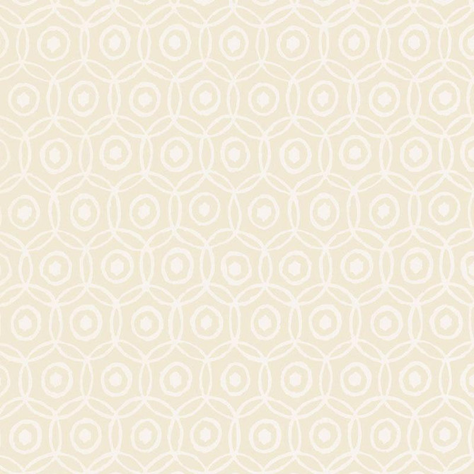 Alcazaba Bisque 5005951 by Schumacher Designer Wallpaper Byzantium 13.5" - Swanky Fabrics -