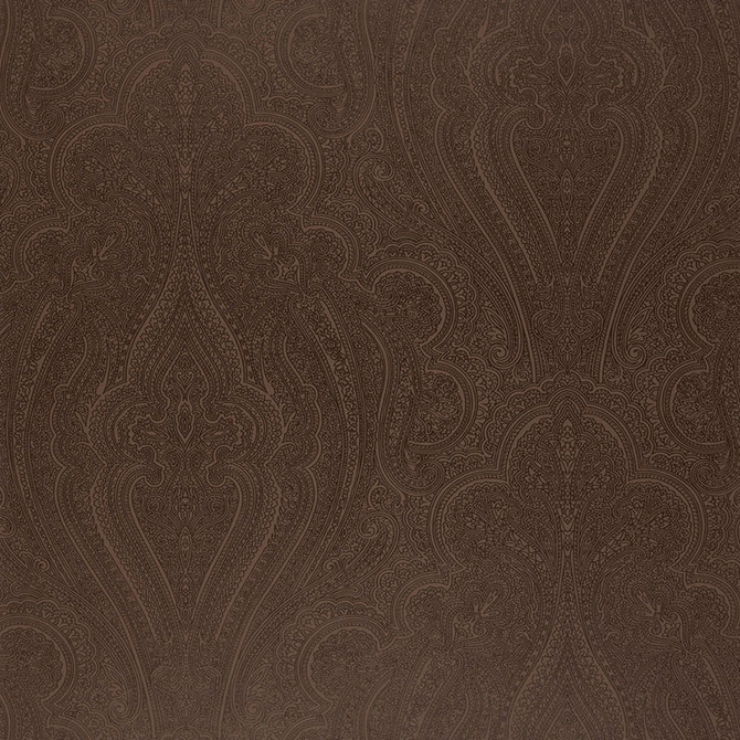 Breckenridge Paisley Java 5006242 by Schumacher Designer Wallpaper LUXE LODGE Paper 0 UNITED KINGDOM </p><p>Repeat: Horizontal: 27" (69CM) and Vertical: 25 1/4" (64CM) 27 - Swanky Fabrics -