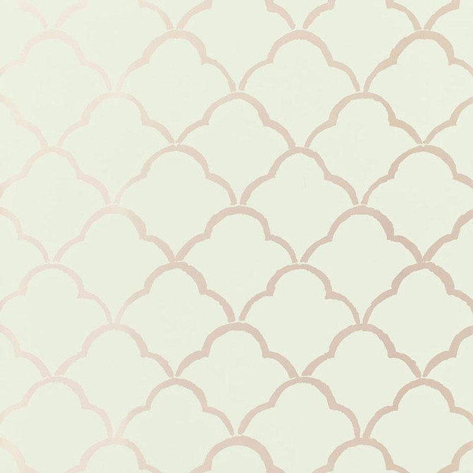 Costa Del Sol Mist 5005941 by Schumacher Designer Wallpaper Byzantium 13.5" - Swanky Fabrics -