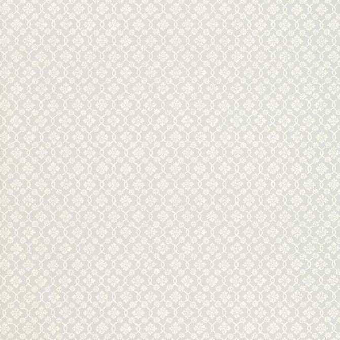 Harbury Trellis Dove 5004141 by Schumacher Designer Wallpaper Simply Charming 13.5" - Swanky Fabrics -