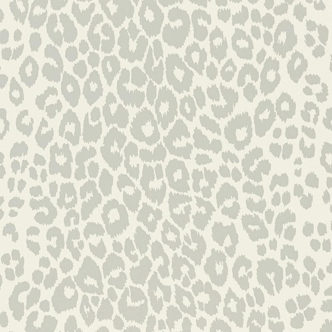 Iconic Leopard Cloud 5007013 by Schumacher Designer Wallpaper Exuberant Prints 27.0" - Swanky Fabrics -