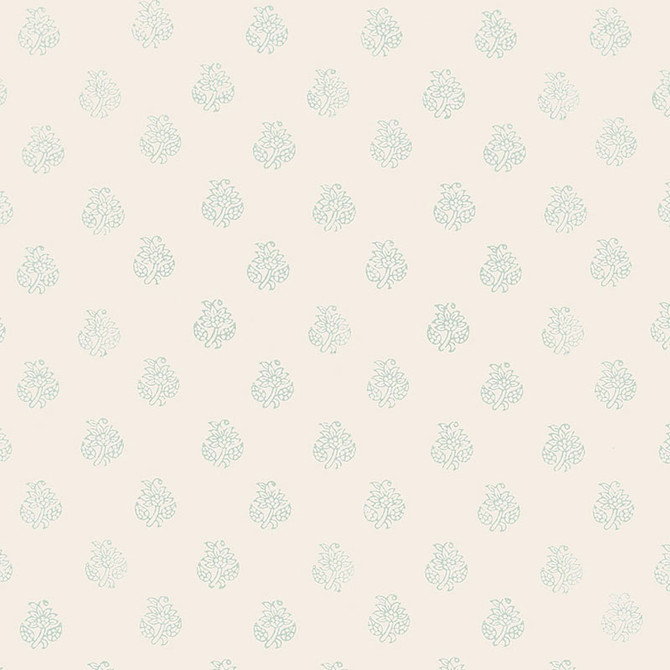 Kaladera Water Blue 5005252 by Schumacher Designer Wallpaper SIMPLY CHARMING Paper 0 INDIA </p><p>Repeat: Horizontal: and Vertical: 7" (18CM) 27 - Swanky Fabrics -