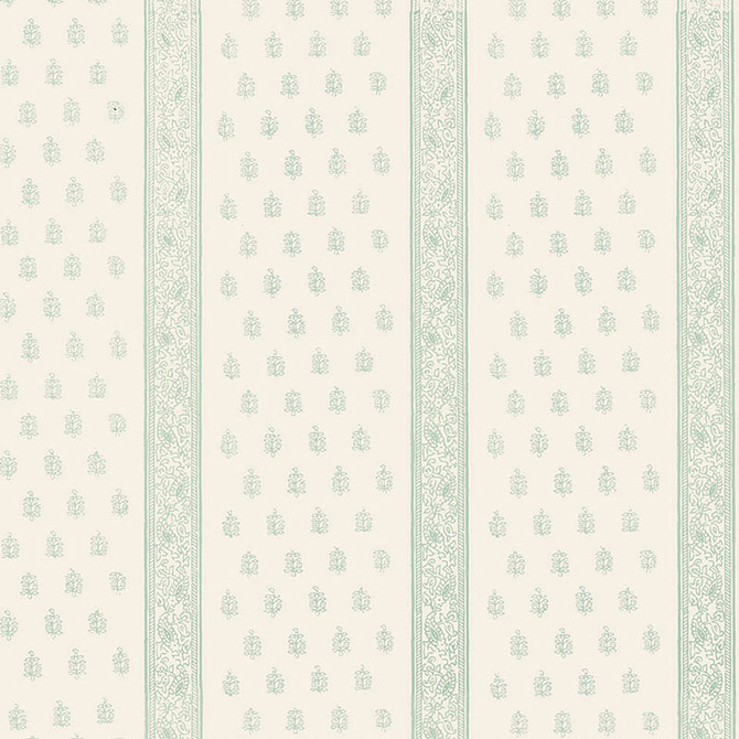 Katsura Stripe Water Blue 5005202 by Schumacher Designer Wallpaper JAIPUR / HAND BLOCK PRINTS Paper 0 INDIA </p><p>Repeat: Horizontal: and Vertical: 18" (46CM) 27 - Swanky Fabrics -