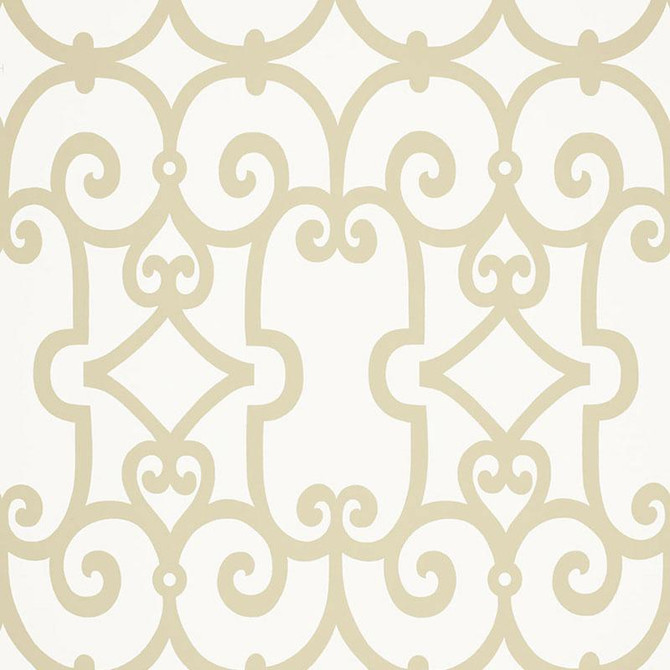 Manor Gate Sand 5005052 by Schumacher Designer Wallpaper Modern Nature 13.5" - Swanky Fabrics -