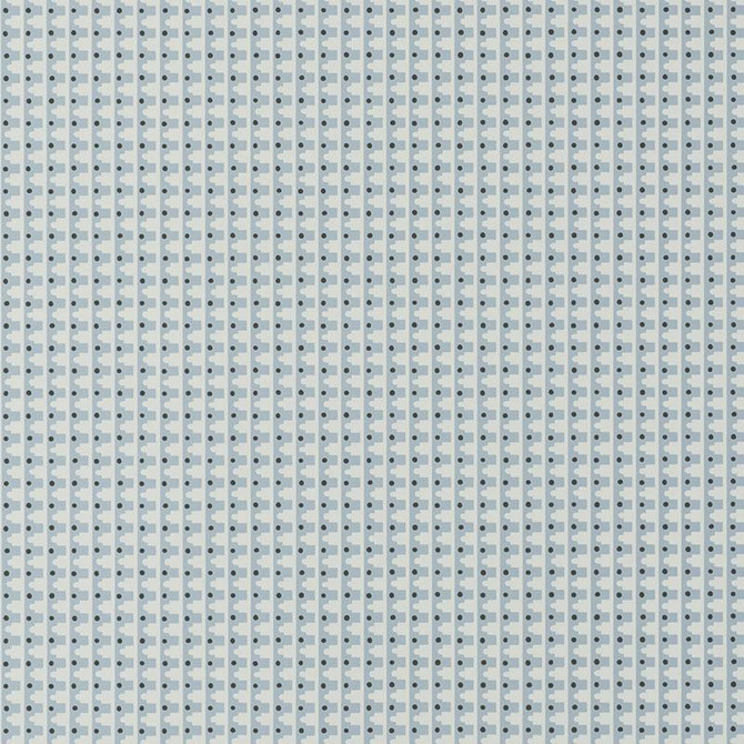 Milo Spruce Blue 5008094 by Schumacher Designer Wallpaper Aunaturel 5.38" - Swanky Fabrics -