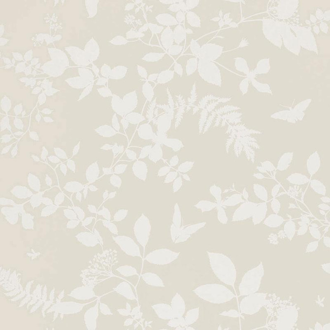 Shadow Vine Bone 5005100 by Schumacher Designer Wallpaper Modern Nature 27.0" - Swanky Fabrics -