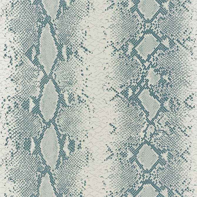 Snake Charmer Mineral 5008183 by Schumacher Designer Wallpaper Animal Prints & Wovens 27.0" - Swanky Fabrics -