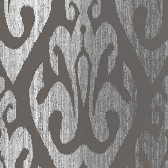 Tokat Graphite 5005982 by Schumacher Designer Wallpaper Byzantium 10.25" - Swanky Fabrics -