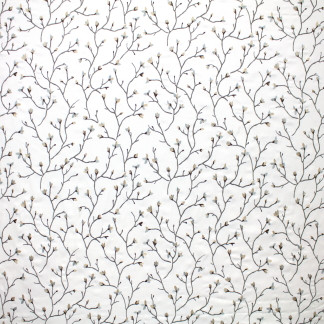 Earth Day Fawn by Carole Designer Fabric Imperial Garden 31% Viscose,26% Poly,26% Linen,17% Rayon China Passes 60,000 Double Rubs Wyzenbeek 15 5/8" V, 13 1/2" H 54" - Swanky Fabrics -