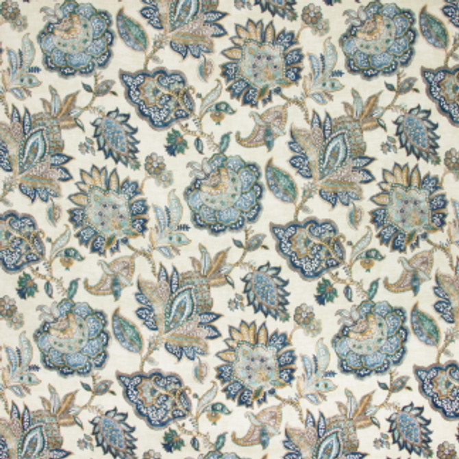 Vintage Touch Laguna by Carole Designer Fabric Refined Beauty 55% Linen, 45% Viscose, Water & Soil Rep South Korea 27 1/2" V, 26" H 55" - Swanky Fabrics -