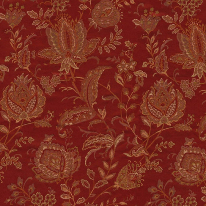Cumberland Merlot by RM CoCo Designer Fabric Color Rainbow - Fire - Wesco 100% Polyester See Sample 0 Horizontal: 14.75 and Vertical: 22.25 59 - Swanky Fabrics -
