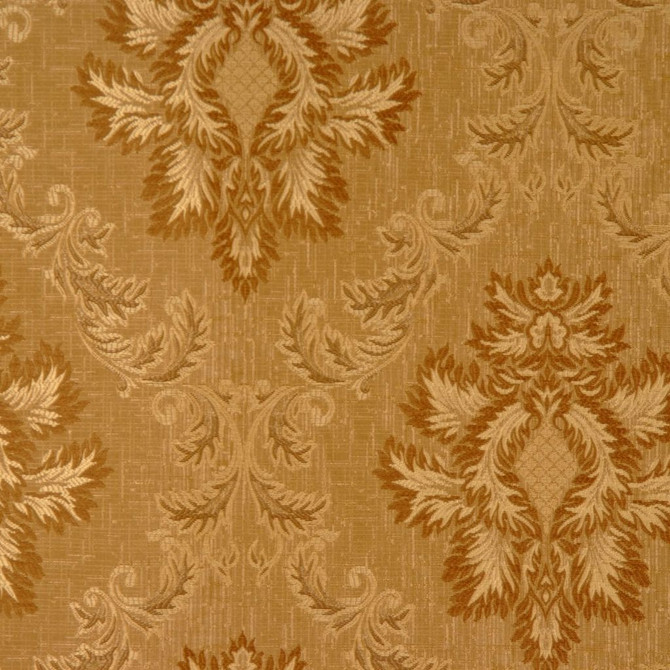 Norbury Brandy by RM CoCo Designer Fabric London Calling 100% Polyester See Sample 0 Horizontal: 14 and Vertical: 15 54 - Swanky Fabrics -