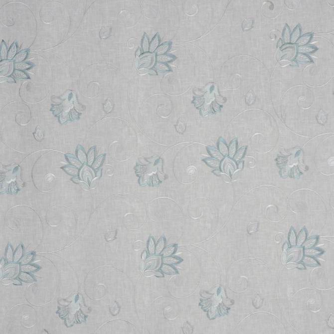 Isis Seaglass by RM CoCo Designer Fabric Peacock 70% Polyester 30% Cotton See Sample 0 Horizontal: 13 and Vertical: 18.25 54 - Swanky Fabrics -