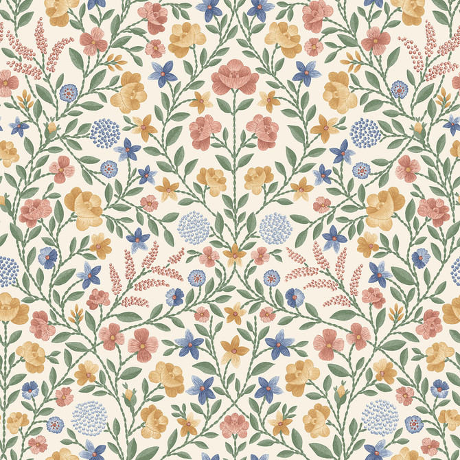 Court Embroidery C,M,H/P by Cole & Son Designer Wallcovering COLE & SON HISTORIC ROYAL PALACES-GREAT MASTERS NON WOVEN - 100% United Kingdom Horizontal: 20.5 and Vertical: 20.5 20.5 - Swanky Fabrics -