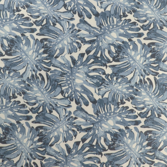 Calapan Print Blue by Lee Jofa Designer Fabric MINDORO LINEN - 70%;POLYESTER - 30% Italy Horizontal: 28.35 and Vertical: 28.35 55.51 - Swanky Fabrics -