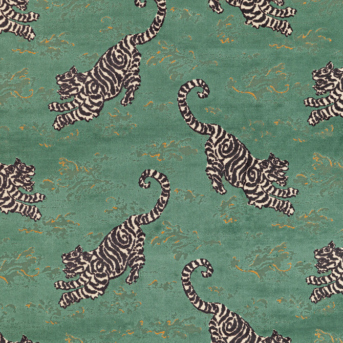Bongol Velvet Jade by Lee Jofa Designer Fabric MINDORO VISCOSE - 76%;POLYESTER - 24% India HEAVY Horizontal: 26.36 and Vertical: 18.1 55.09 - Swanky Fabrics -