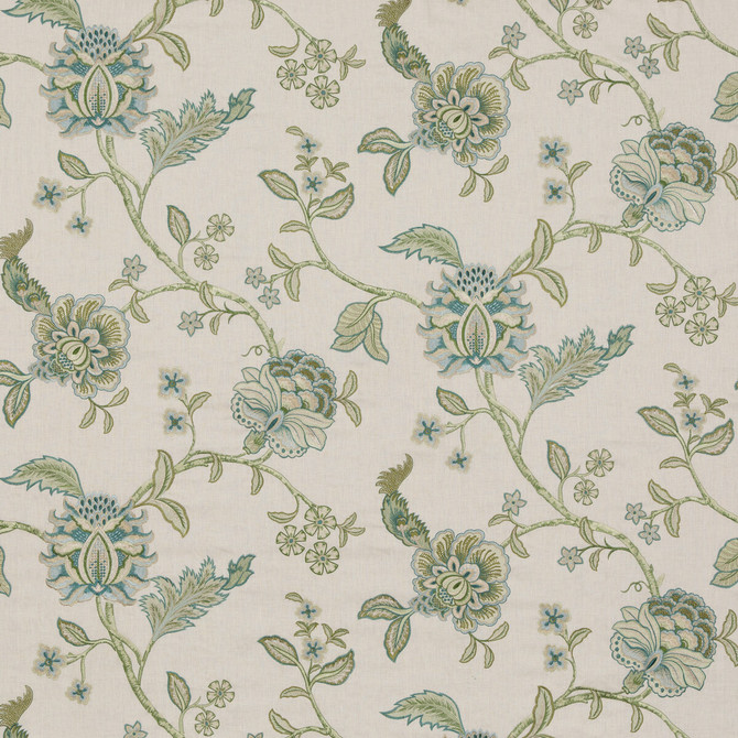 Sudbury Teal by G P & J Baker Fabric G P & J Baker Fabric Sudbury TealFabric CASPIAN LINEN - 75%;VISCOSE - 19%;POLYESTER - 6% India </p><p>Repeat: H: 50.432, V: 31.126 50.432 - Fabric Carolina -
