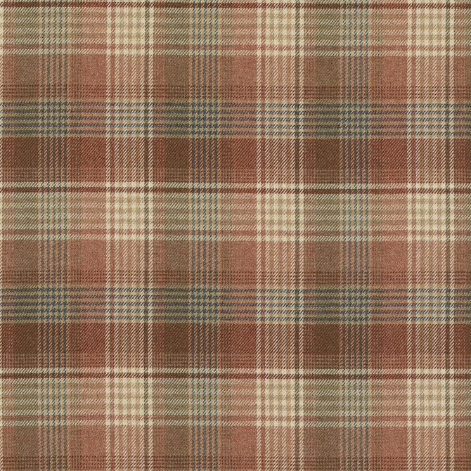 Braemar Russet by Mulberry Designer Fabric MULBERRY WOOLS IV WOOL - 100% United Kingdom MEDIUM Horizontal: 9.85 and Vertical: 12.214 59.1 - Swanky Fabrics -