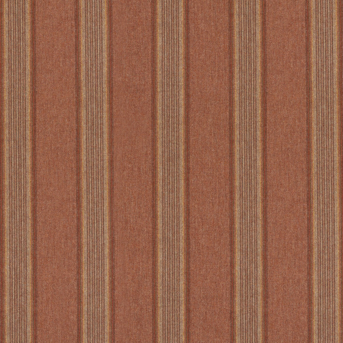 Moray Stripe Russet by Mulberry Designer Fabric MULBERRY WOOLS IV WOOL - 100% United Kingdom MEDIUM Horizontal: 7.88 and Vertical: 55.16 - Swanky Fabrics -