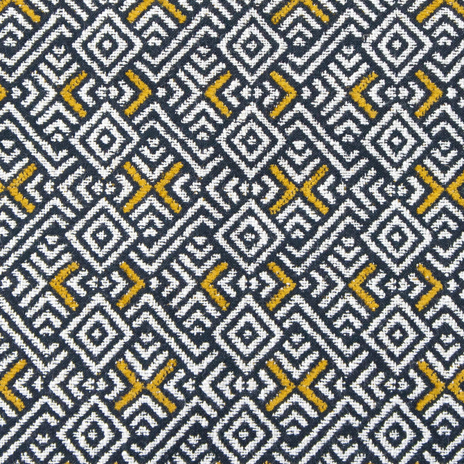 Inca Amarillo by Gaston Y Daniela Designer Fabric GASTON NUEVO MUNDO VISCOSE - 49%;COTTON - 39%;LINEN - 10%;POLYESTER - 2% Georgia HEAVY Horizontal: 2.25 and Vertical: 3 54.25 - Swanky Fabrics -