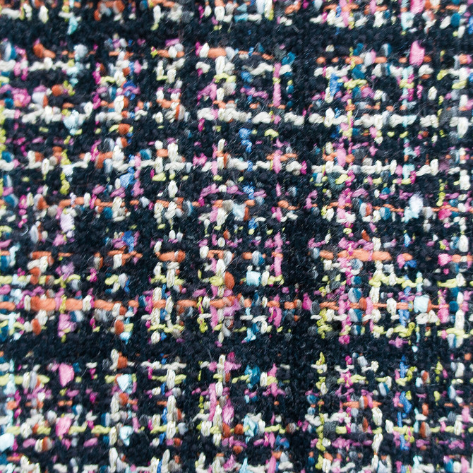 Tuch Black by Gaston Y Daniela Designer Fabric GASTON NUEVO MUNDO COTTON - 51%;POLYACRYLIC - 33%;POLYESTER - 9%;VISCOSE - 6%;POLYAMIDE - 1% Turkey HEAVY Horizontal: and Vertical: 54 - Swanky Fabrics -