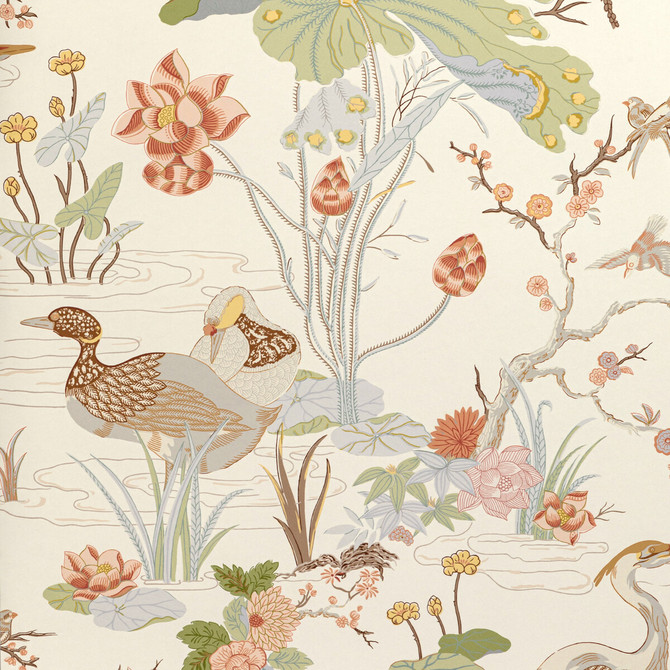 Luzon Paper Apricot by Lee Jofa Designer Wallcovering MINDORO WALLPAPER WOOD PULP - 45%;BINDER - 20%;MINERAL FILLERS - 20%;POLYESTER - 15% United Kingdom Horizontal: 27.5 and Vertical: 41.8 27.5 - Swanky Fabrics -