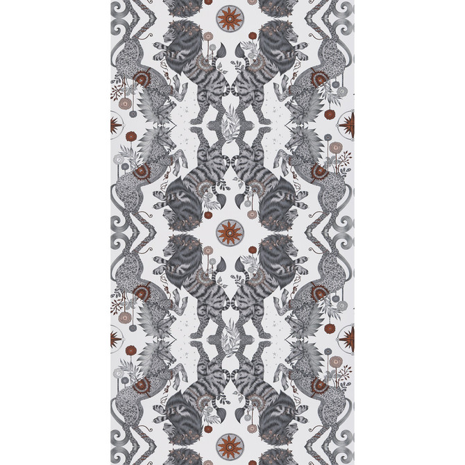 Caspian Wp Nude by Clarke And Clarke Designer Wallcovering WILDERIE BY EMMA J SHIPLEY FOR C&C NON WOVEN - 100% United Kingdom Horizontal: 0 and Vertical: 18 21 - Swanky Fabrics -