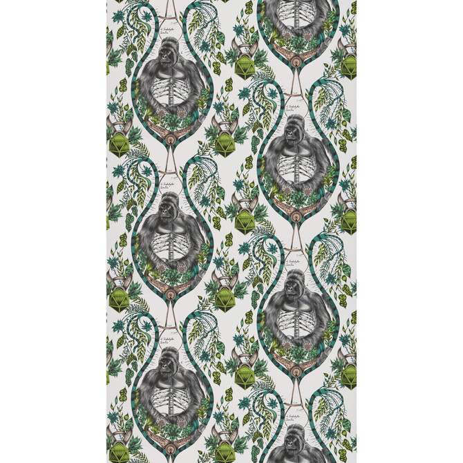 Silverback Nude by Clarke And Clarke Designer Wallcovering WILDERIE BY EMMA J SHIPLEY FOR C&C NON WOVEN - 100% United Kingdom Horizontal: 0 and Vertical: 12.6 21 - Swanky Fabrics -