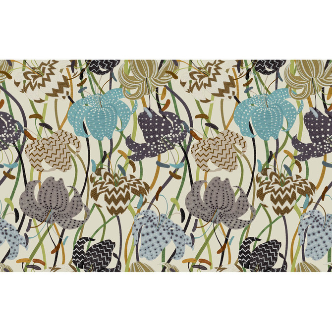 Lilium 10230 by Kravet Couture Designer Wallcovering MISSONI HOME WALLCOVERINGS 03 VINYL ON NON WOVEN - 100% Italy Horizontal: 39 and Vertical: 25.2 39 - Swanky Fabrics -