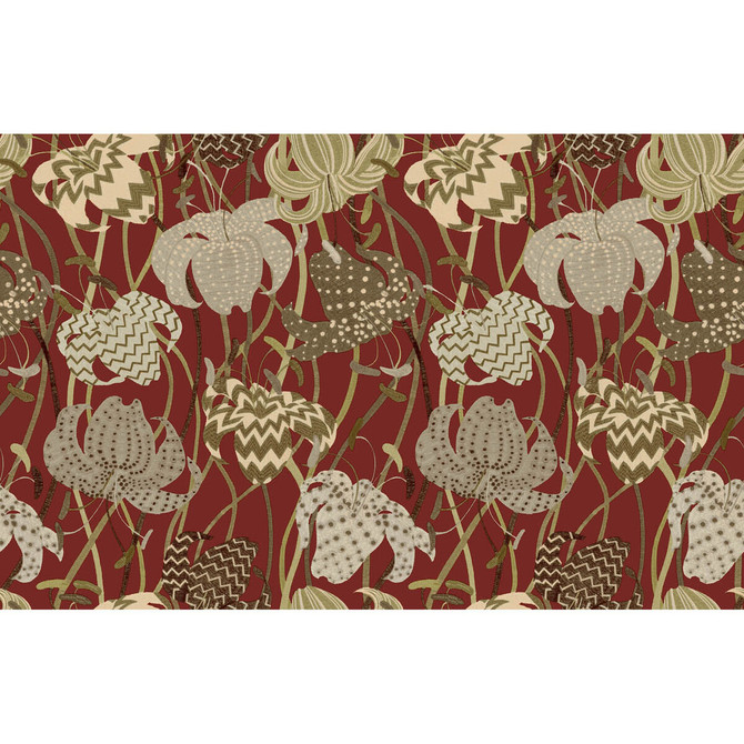 Lilium 10232 by Kravet Couture Designer Wallcovering MISSONI HOME WALLCOVERINGS 03 VINYL ON NON WOVEN - 100% Italy Horizontal: 39 and Vertical: 25.2 39 - Swanky Fabrics -