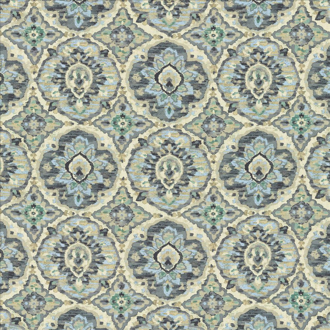 Dripstone Delft by Kasmir Designer Fabric 1467 70% Viscose
30% Linen
 SPAIN 15,000 Wyzenbeek Double Rubs </p><p>Repeat: Horizontal: 26 4/8 inches and Vertical: 26 inches 54 - Swanky Fabrics -