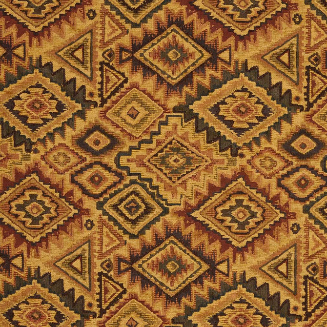D2018 Aztec by Charlotte Designer Fabric Southwest 100% Woven Polyester Asia Exceeds 150,000 Wyzenbeek Rubs (Heavy Duty) </p><p>Repeat: Horizontal: 15" x Vertical: 15" 54 Inches - Swanky Fabrics -