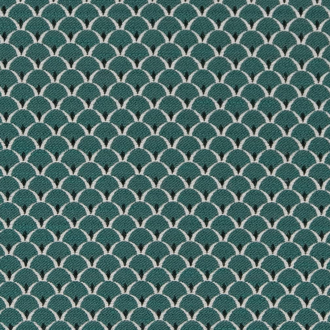 D2147 Jade Scales by Charlotte Designer Fabric Small Scale Patterns 100% Woven Polyester Asia Exceeds 100,000 Wyzenbeek Rubs (Heavy Duty) </p><p>Repeat: Horizontal: 1" x Vertical: 1" 54 Inches - Swanky Fabrics -