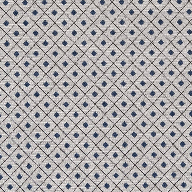 D2154 Wedgewood Diamond by Charlotte Designer Fabric Small Scale Patterns 100% Woven Polyester Asia Exceeds 100,000 Wyzenbeek Rubs (Heavy Duty) </p><p>Repeat: Horizontal: 1" x Vertical: 1" 54 Inches - Swanky Fabrics -