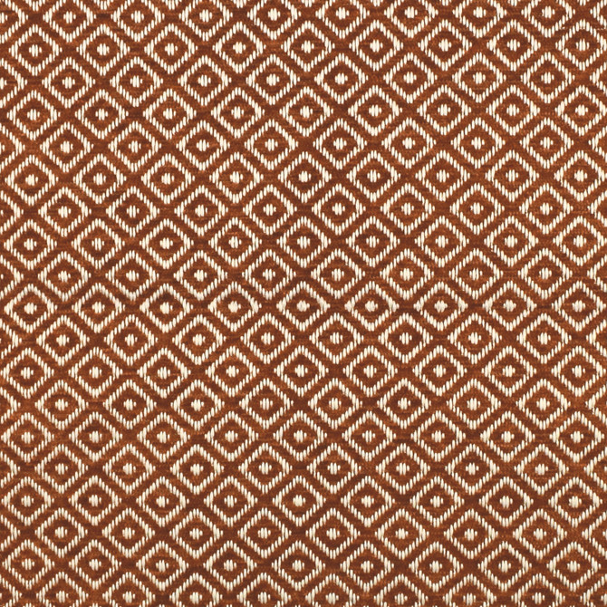 F2841 Cinnamon by Greenhouse Designer Fabric 100% Polyester China 30,000 double rubs </p><p>Repeat: .75" H, .75" V 57" - Swanky Fabrics -