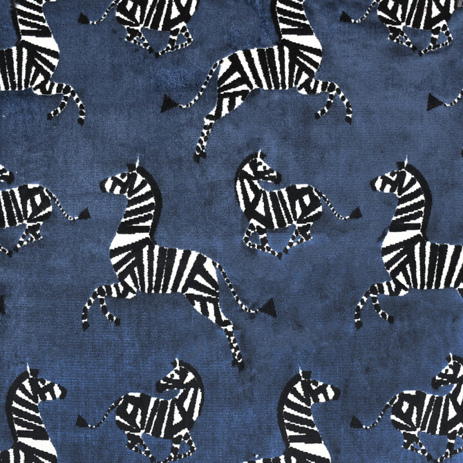 S3647 Sapphire by Greenhouse Designer Fabric 80% Spun Viscose, 20% Polyester India 25,000 double rubs </p><p>Repeat: 13.5" H, 20.25" V 56" - Swanky Fabrics -