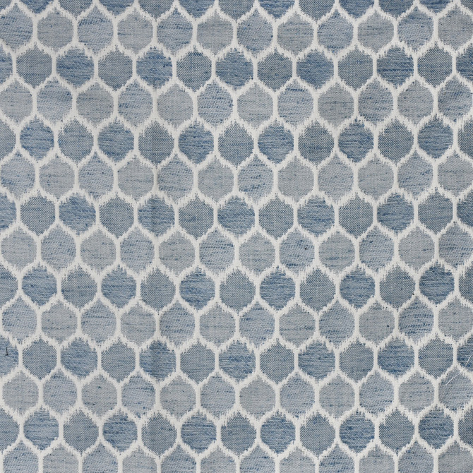 S3027 Indigo by Greenhouse Designer Fabric 63% Polyester, 37% Cotton India 30,000 double rubs </p><p>Repeat: 3.5" H, 6.5" V 54" - Swanky Fabrics -