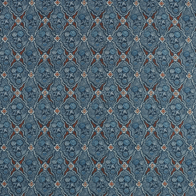 S2364 Indigo by Greenhouse Designer Fabric 92% Polyester, 8% Linen China 100,000 </p><p>Repeat: None 54" - Swanky Fabrics -