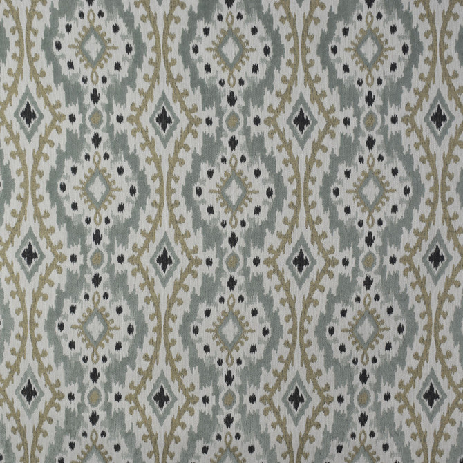 F1962 Celadon by Greenhouse Designer Fabric 100% Polyester China 30,000 double rubs </p><p>Repeat: 9" H, 9" V 56" - Swanky Fabrics -