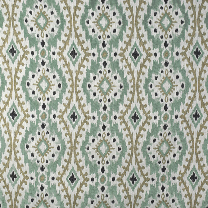 F1962 Celadon by Greenhouse Designer Fabric 100% Polyester China 30,000 </p><p>Repeat: 9" H, 9" V 56" - Swanky Fabrics -