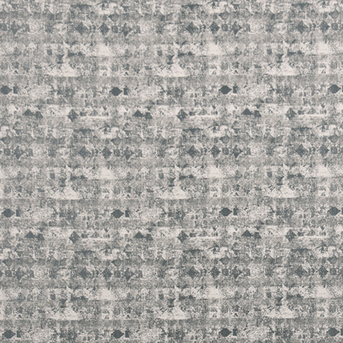 Every Shadow Pearl Grey by Carole Designer Fabric Blue Steel 100% Polyester India 10" V, 9" H 54" - Swanky Fabrics -