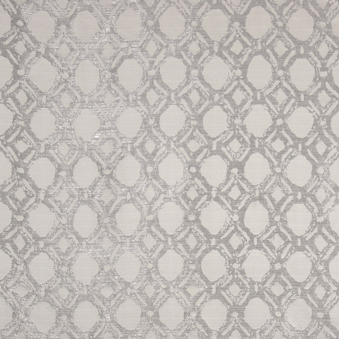 Never Lost Silver by Carole Designer Fabric Blue Steel 100% Polyester China 11 3/4" V, 14 5/8" H 56" - Swanky Fabrics -